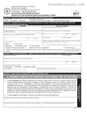 5017 Missouri Form
