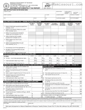 Missouri 4757 Form