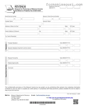 Missouri Form